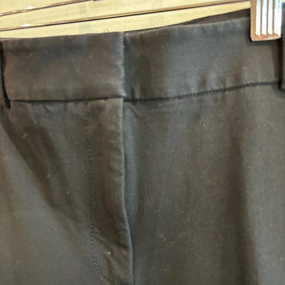 TALBOTS Sz 12P Newport Straight Leg Pockets Zipper Closure Jersey Knit Trousers - Picture 3 of 10